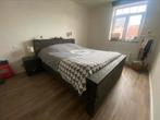 Bed, Huis en Inrichting, Slaapkamer | Bedden, Ophalen, Grijs, Steigerhout