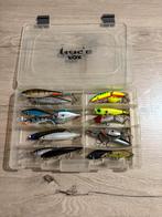 Tacklebox met pluggen megabass, illex, veel rapala, Watersport en Boten, Hengelsport | Roofvissen, Ophalen of Verzenden, Zo goed als nieuw