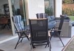 ensemble de jardin, table ronde, 4 chaises inclinables, Chaise, Salons de jardin, Comme neuf, Enlèvement