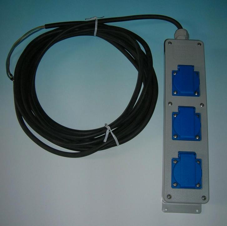 Stopcontacten voor werf of werkplaats, Bricolage & Construction, Électricité & Câbles, Comme neuf, Interrupteur, Interrupteur