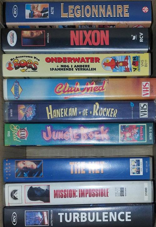 32 vhs video films, Cd's en Dvd's, VHS | Film, Gebruikt, Overige genres, Ophalen