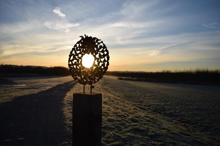 Maak het verschil met stoere, ijzeren tuinbeelden, Tuin en Terras, Tuinbeelden, Nieuw, Abstract beeld, Metaal, Verzenden
