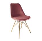 Kick Kuipstoel Velvet Roze 4 stoelen te koop stukprijs EUR40, Ophalen, Overige materialen, Overige kleuren, Nieuw