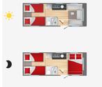 Sterckeman EVOLUTION 542LJ twinbedden 2024, Caravans en Kamperen, Sterckeman, Rondzit, Particulier, 6 tot 7 meter