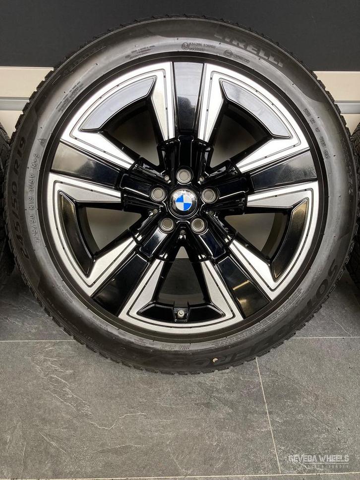 19” originele BMW iX3 G08 / X3 X4 velgen + winterbanden 842, Autos : Pièces & Accessoires, Pneus & Jantes, Pneus et Jantes, Pneus hiver