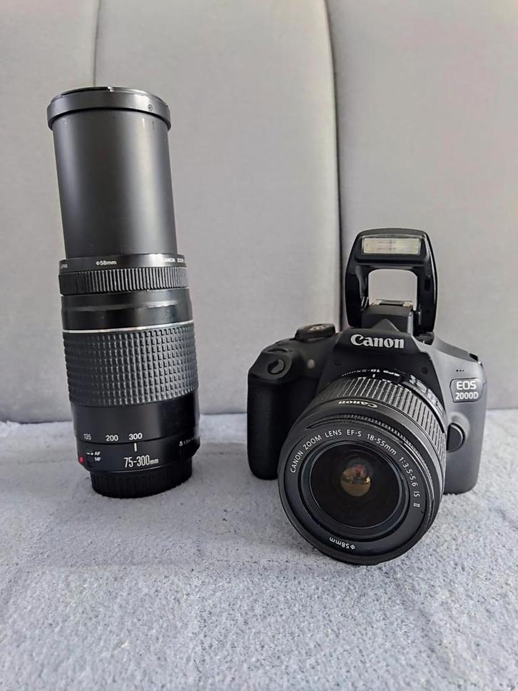 Canon EOS 2000D - Appareil photo numérique, TV, Hi-fi & Vidéo, Appareils photo numériques, Utilisé, Reflex miroir, Canon, Enlèvement ou Envoi