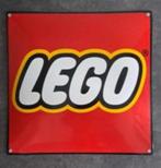 zwaar emaillen Lego reclame bord speelgoed toy decoratie, Reclamebord, Ophalen of Verzenden, Zo goed als nieuw