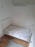 Wit meegroeibed peuterbed MINNEN IKEA, Ophalen, Eenpersoons, Wit, Vintage
