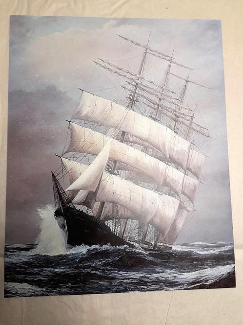 Viermast bark “Passat”, kunstdruk, Antiek en Kunst, Kunst | Litho's en Zeefdrukken, Verzenden