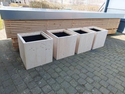 Bloembakken in steigerhout op maat, Tuin en Terras, Bloembakken en Plantenbakken, Nieuw, Ophalen of Verzenden