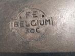 F.E.BELGIUM Ancien pot (ORIGINAL) en fonte. 31 cm sur 14, Comme neuf, Fonte, Enlèvement ou Envoi