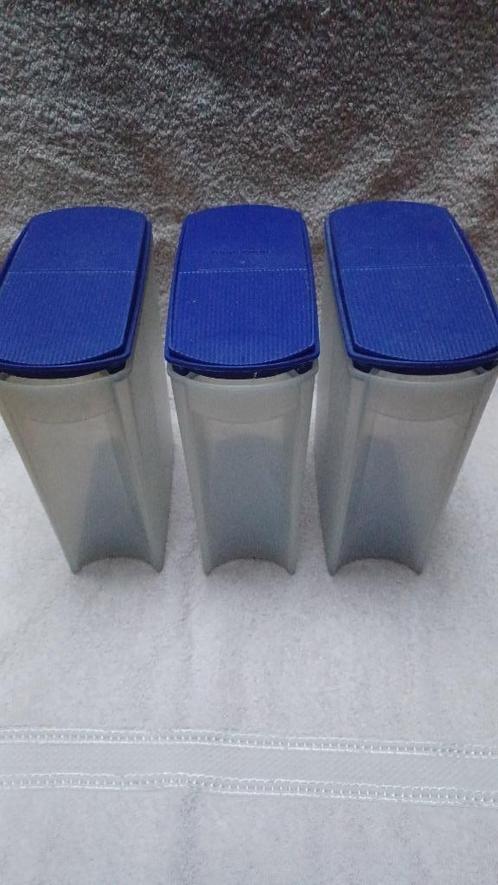 7  tupperware bewaardozen, Huis en Inrichting, Keuken | Tupperware, Blauw, Geel, Ophalen