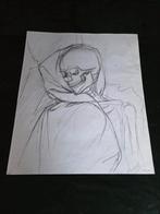 Grote tekening skelet, Enlèvement ou Envoi