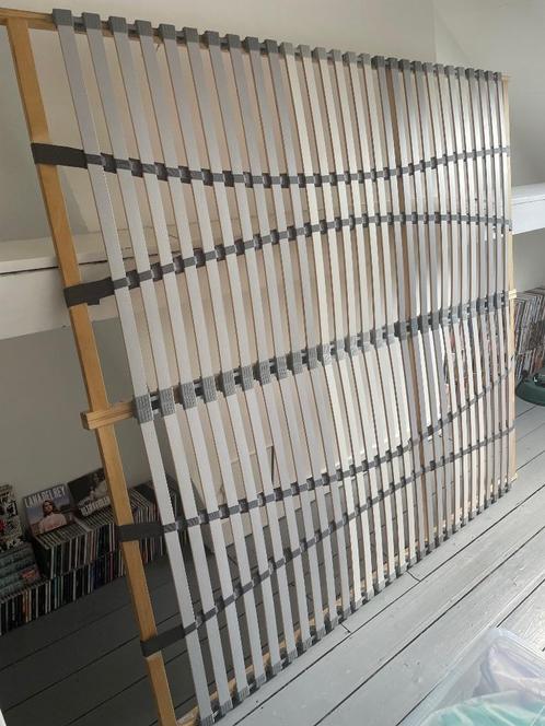 Ikea lattenbod King size, Huis en Inrichting, Slaapkamer | Bedden, Zo goed als nieuw, Tweepersoons, Ophalen