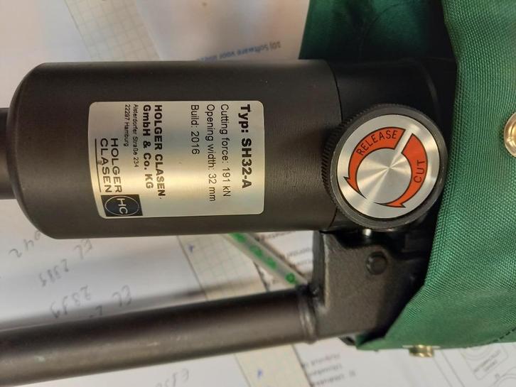 hydraulische knipschhaar, Doe-het-zelf en Bouw, Gereedschap | Handgereedschap, Zo goed als nieuw, Ophalen of Verzenden