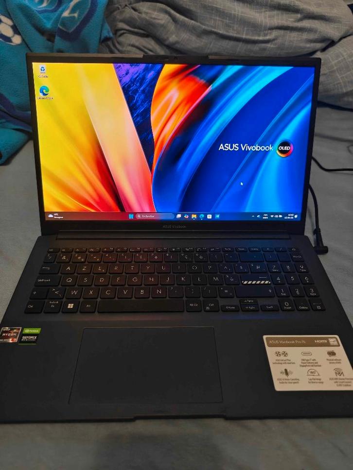 ASUS Vivobook Pro 15 OLED | Ryzen 9 6900HX | RTX 3050, Computers en Software, Windows Laptops, Zo goed als nieuw, 15 inch, SSD