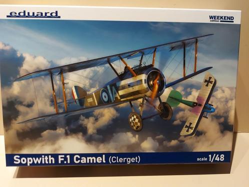 Eduard (8486): Sopwith F.1 (Clerget-motor) om 1:48, Hobby en Vrije tijd, Modelbouw | Vliegtuigen en Helikopters, Ophalen of Verzenden