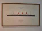 RMS QUEEN MARY verzamelobject, Antiek en Kunst, Kunst | Tekeningen en Fotografie, Ophalen