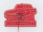 SP1573 Speldje Opel Kadett rood, Verzamelen, Speldjes, Pins en Buttons, Gebruikt, Ophalen of Verzenden