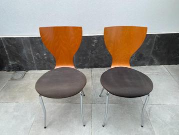 Vintage calligaris stoelen, Enlèvement, Utilisé, Métal, Deux