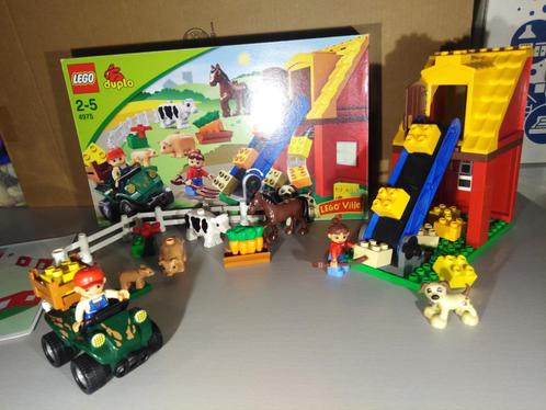 Lego Duplo 4975 - De boerderij - 2007, Kinderen en Baby's, Speelgoed | Duplo en Lego, Zo goed als nieuw, Duplo, Complete set, Ophalen of Verzenden