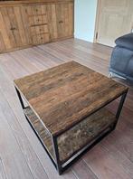 Salontafel massief teakhout, Huis en Inrichting, Tafels | Salontafels, Ophalen, 50 tot 100 cm, 50 tot 100 cm, Zo goed als nieuw
