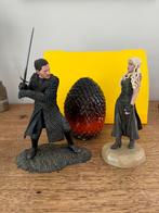 Game of thrones figurines Jon snow et Daenerys et œuf