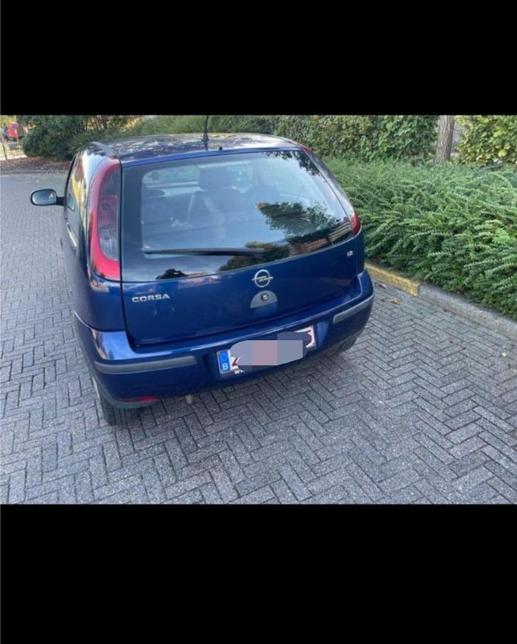 Opel corsa, Auto's, Opel, Particulier, Corsa, Benzine, Euro 4, 3 deurs, Handgeschakeld, Blauw, Zwart, Ophalen