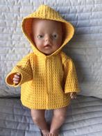 Babyborn: koopje 6: Nieuw geel jasje in waffelkatoen, Ophalen of Verzenden, Nieuw, Babypop