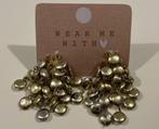Goudkleurige oorbellen met cirkeltjes, Handtassen en Accessoires, Oorbellen, Ophalen of Verzenden, Gebruikt, Goud, Hangers