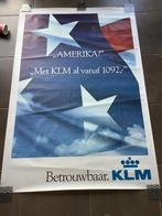 Affiche ancienne KLM 180cm/120cm, Collections, Posters & Affiches, Enlèvement ou Envoi