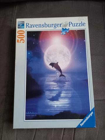 Ravensburger 500 Stuks - Dolfijn in volle maan beschikbaar voor biedingen