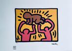Kleurrijke Litho met certificaat • Keith Haring #150, Antiek en Kunst, Ophalen of Verzenden