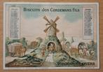 Reclame kalendertje 1891. Biscuits Cordemans, Verzamelen, Merken en Reclamevoorwerpen, Ophalen of Verzenden