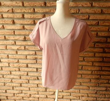 -(136) - blouse femme t.40 vieux rose  - shein -