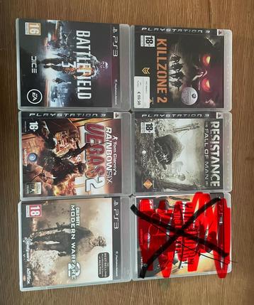 10Spelletjes voor PlayStation3 | voor €25 beschikbaar voor biedingen