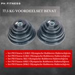 PH Fitness Olympische Halterstang + 75KG Tri Handle Plates, Sport en Fitness, Fitnessmaterialen, Ophalen of Verzenden, Nieuw, Buik