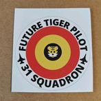 31SQN Tigers Kleine Brogel Sticker, Embleem of Badge, Luchtmacht, Ophalen of Verzenden