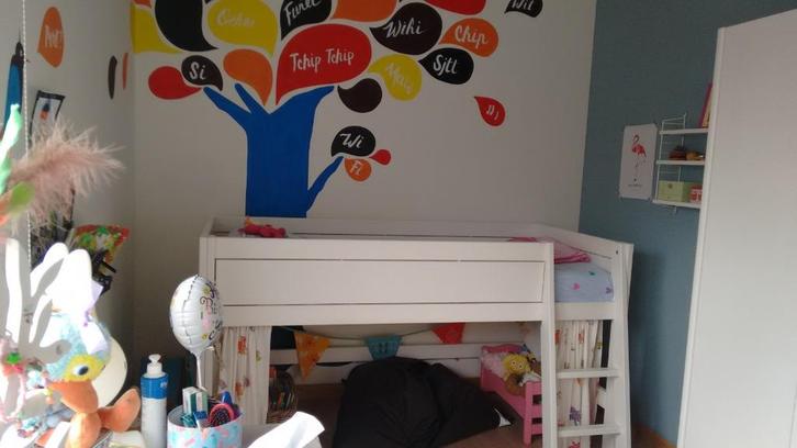 Lifetime kinderbed halfhoogslaper, Kinderen en Baby's, Kinderkamer | Stapelbedden en Hoogslapers, Gebruikt, Halfhoogslaper, Ophalen
