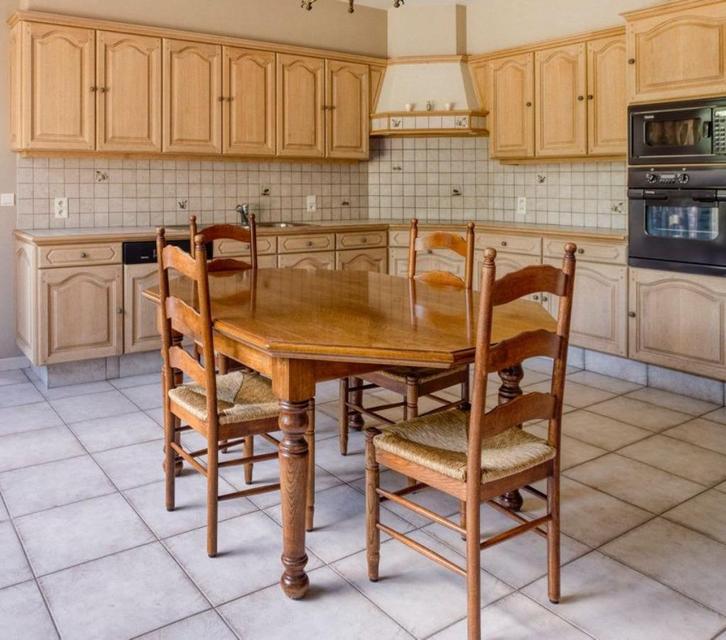 Eiken Keukentafel, Huis en Inrichting, Tafels | Eettafels, Zo goed als nieuw, 100 tot 150 cm, 150 tot 200 cm, Vijf personen of meer