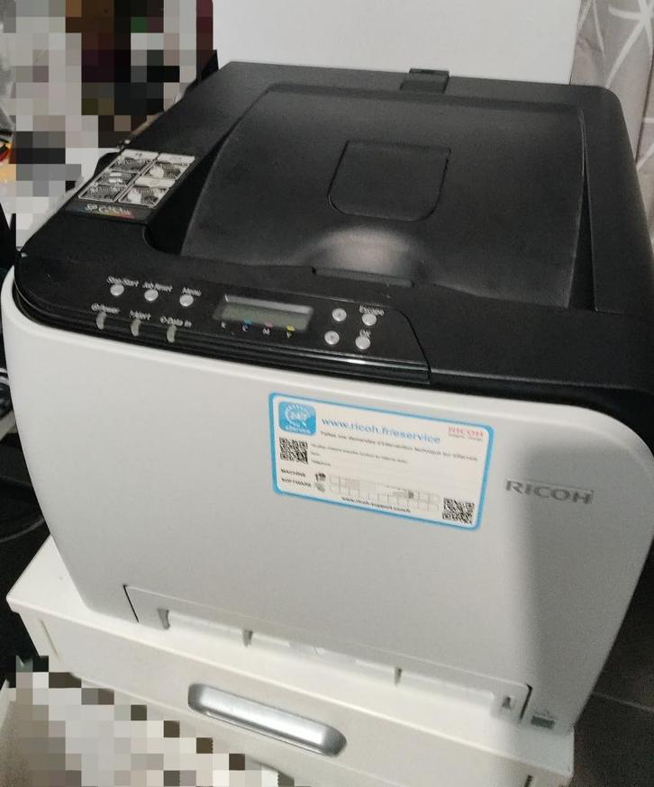 Ricoh SP C252DN kleurenlaserprinter + nieuwe tonerpartijen, Computers en Software, Printers, Gebruikt, Printer, Laserprinter, Kleur printen