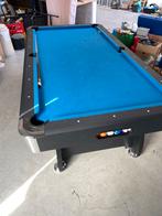 Pooltafel 8ft (met ballen, 2 stokken en beschermhoes), Sport en Fitness, Biljarten en Poolen, Ophalen, Zo goed als nieuw, Pooltafel