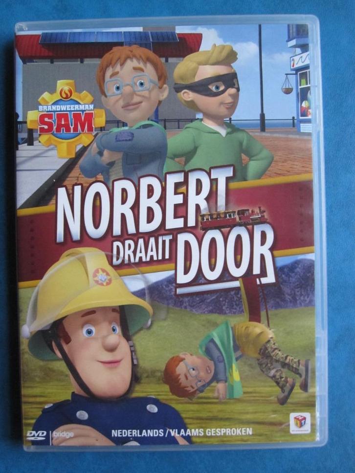 Brandweerman Sam Norbert draait door, Cd's en Dvd's, Dvd's | Kinderen en Jeugd, Zo goed als nieuw, Tv fictie, Avontuur, Alle leeftijden