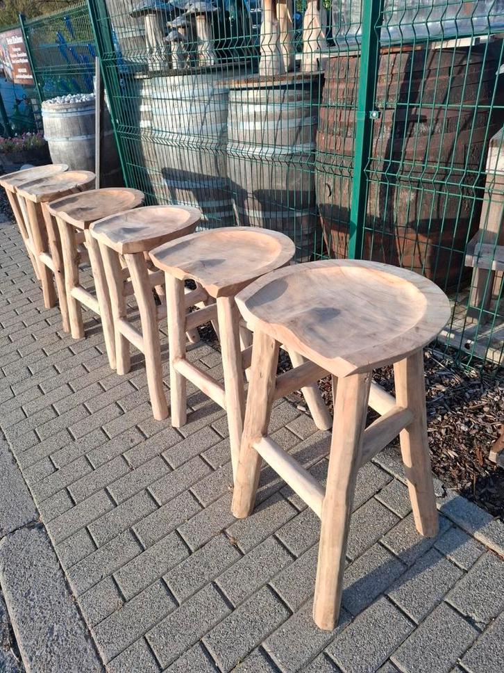 Teak houten tuin & terrasstoelen! Heel knap model ! TOPPER, Tuin en Terras, Tuinstoelen, Zo goed als nieuw, Ophalen