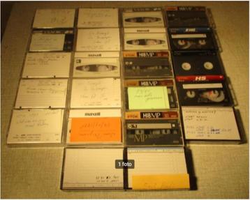 22 Filmtapes - TDK en Maxell - met mensen en gebeurtenissen beschikbaar voor biedingen