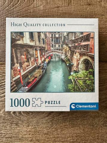 Clementoni puzzel “Venice canal” 1000 stukjes beschikbaar voor biedingen