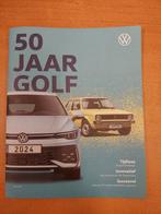 folder Volkswagen golf 50 jaar, Enlèvement ou Envoi, Neuf, Dépliant