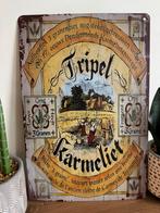 Panneau d'affichage en métal Tripel Karmeliet, Enlèvement ou Envoi, Neuf, Panneau, Plaque ou Plaquette publicitaire