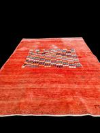Groot Perzisch Gabbeh-vloerkleed — midden eeuw/modern design, Gebruikt, 200 cm of meer, Ophalen of Verzenden, 200 cm of meer