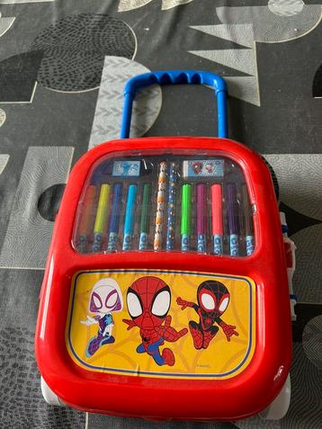 Teken- en kleurkoffer spiderman (nieuw) beschikbaar voor biedingen